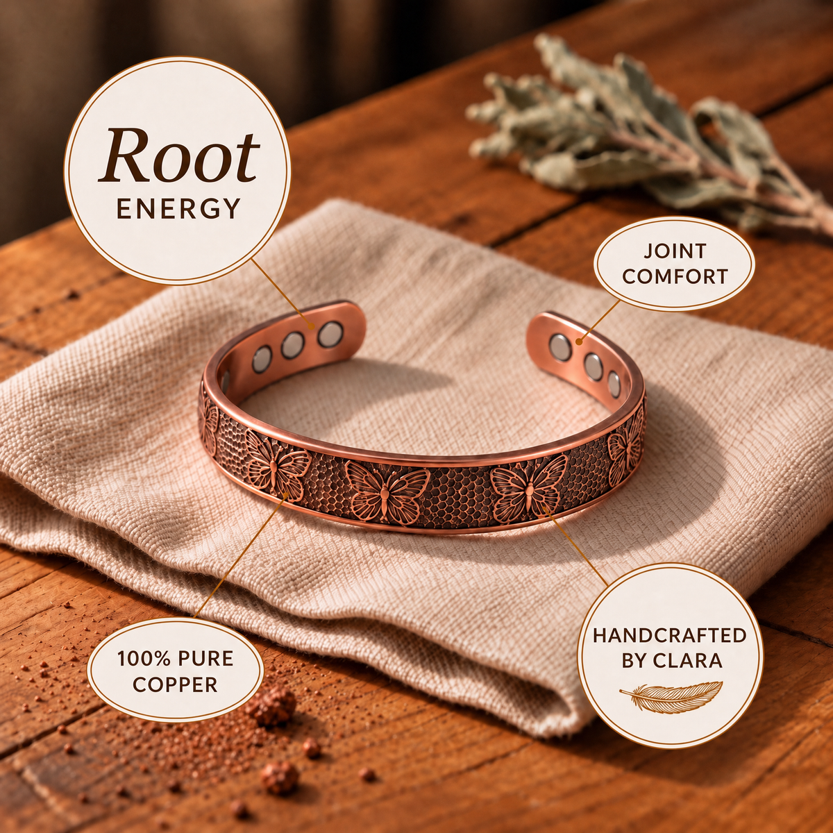 Clara's Shale Bracelet