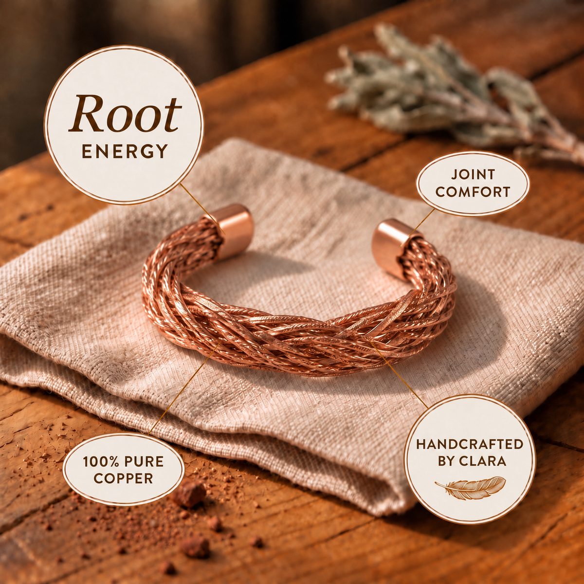 Clara's Yarrow Bracelet