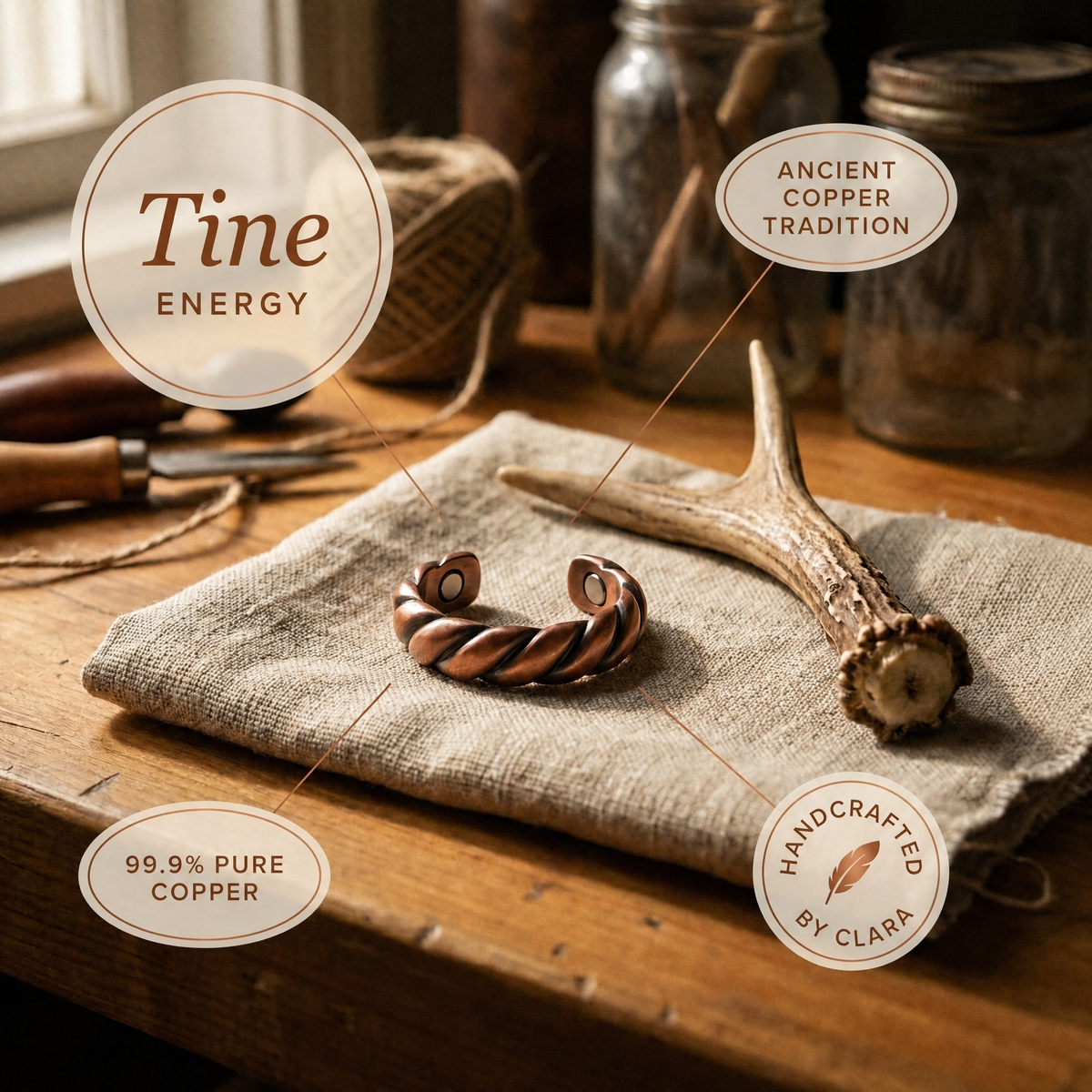 Clara's Tine Copper Ring