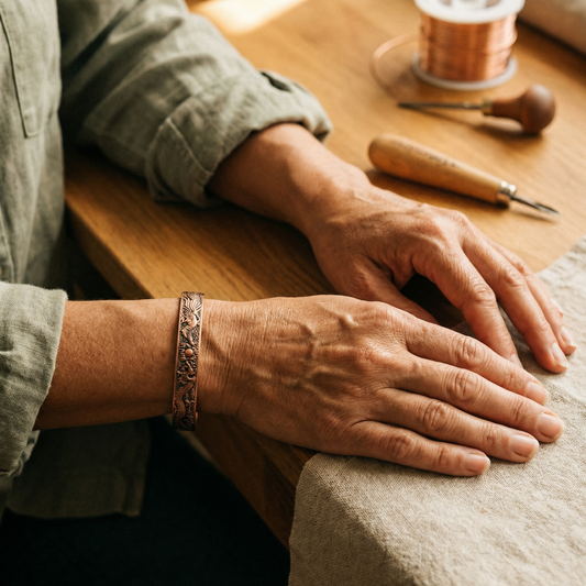 Clara's Loam Copper Bracelet