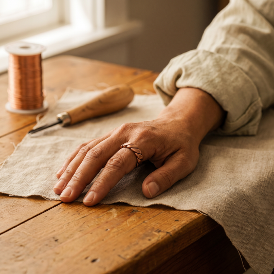 Clara's Knap Copper Ring