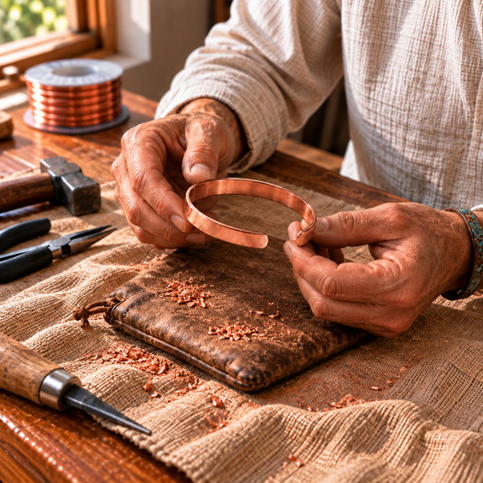 Clara's River Copper Bracelet