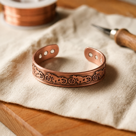 Clara's Ride Copper Bracelet