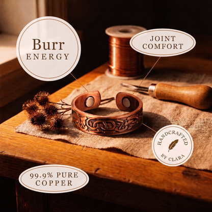 Clara's Burr Copper Ring