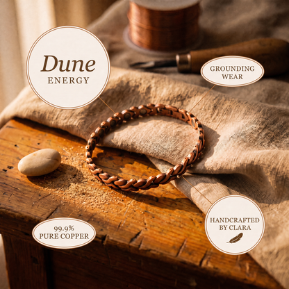Clara's Dune Copper Anklet