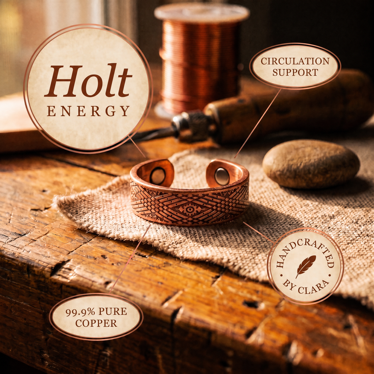 Clara's Holt Copper Ring