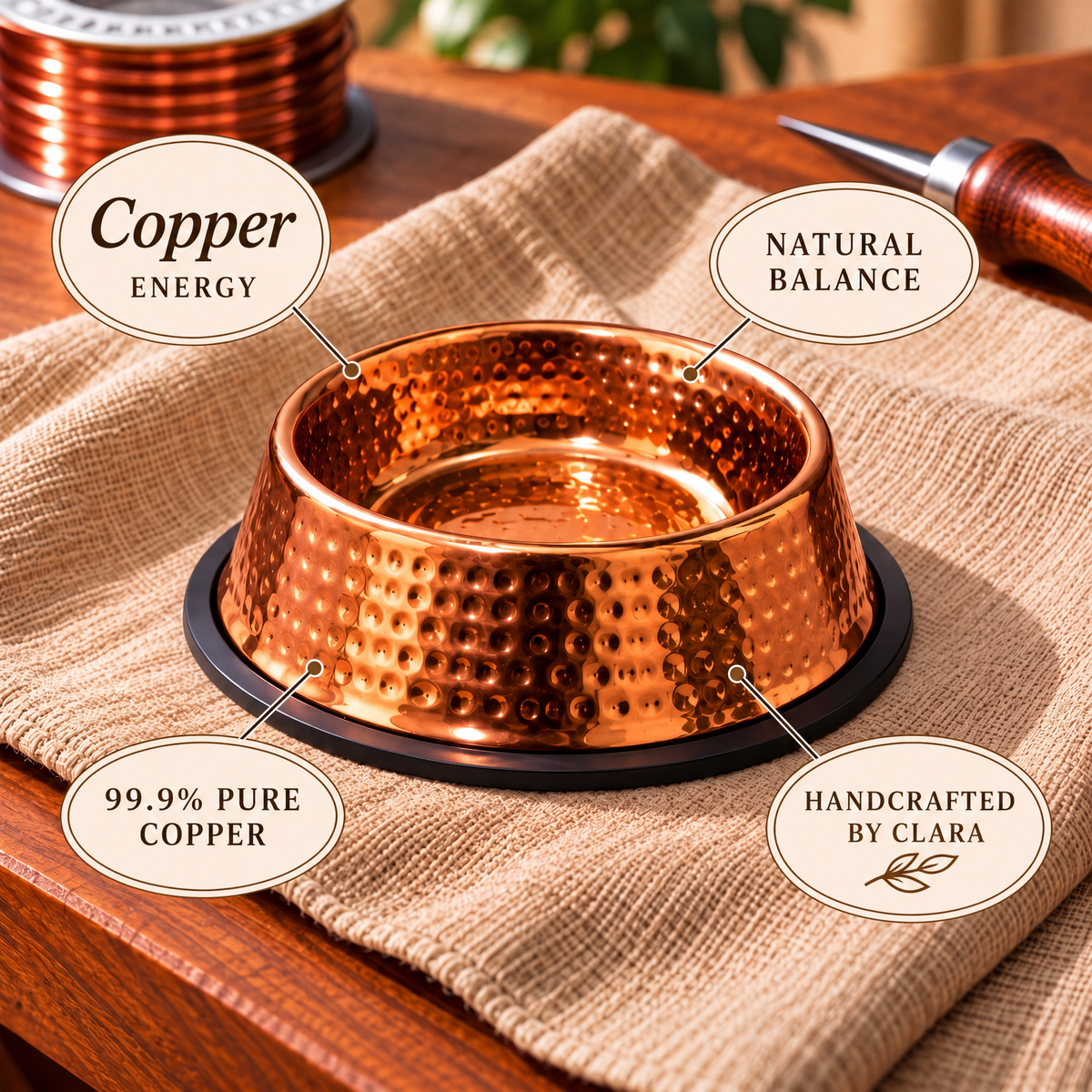 Clara's Copper Feeder