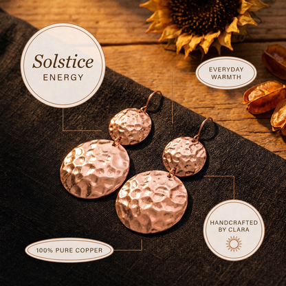 Clara's Solstice Copper Earrings