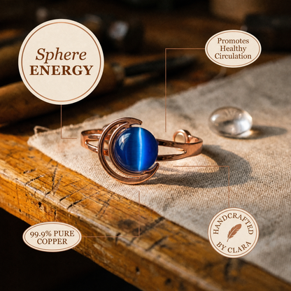 Clara's Sphere Copper Bracelet