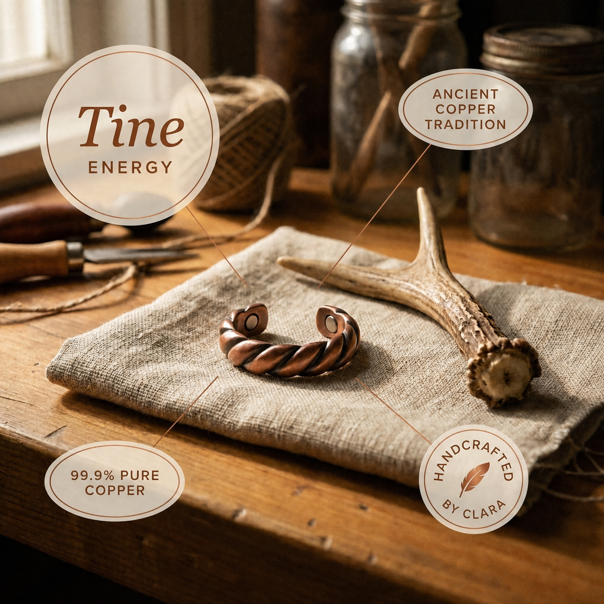 Clara's Tine Copper Ring