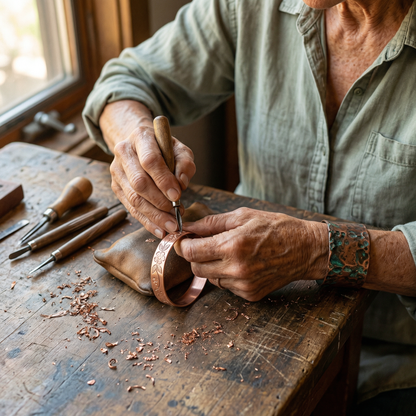 Clara's Bloom Copper Bracelet