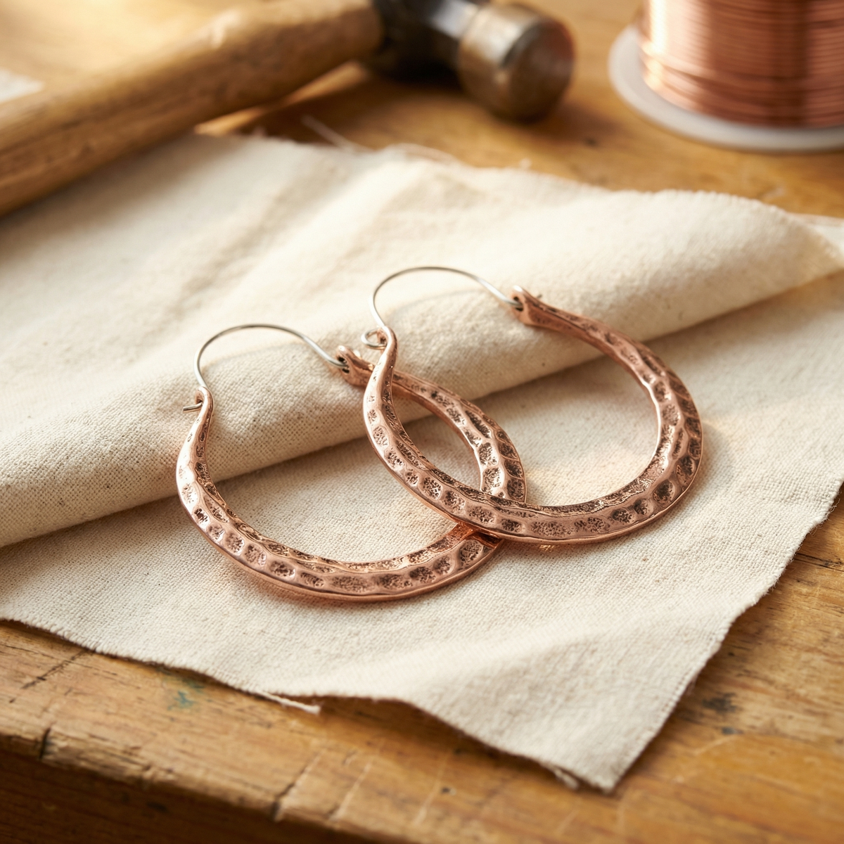 Clara's Ember Copper Earrings