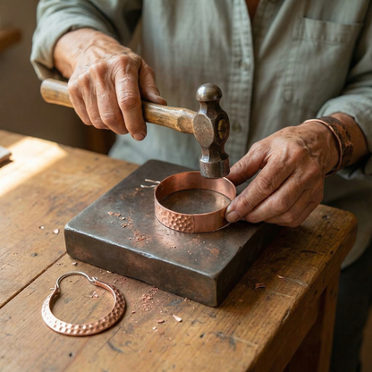 Clara's Ember Copper Earrings