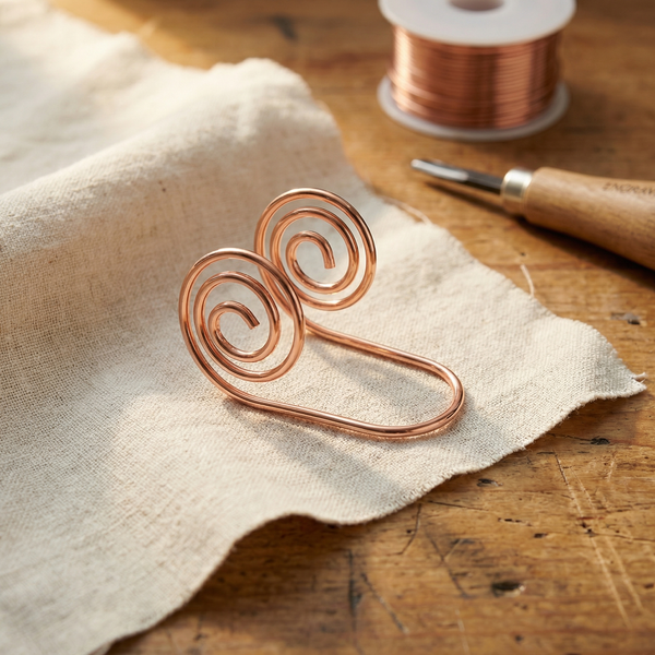 Clara's Flow Copper Hand Spiral