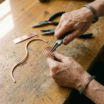 Clara's Coil Copper Anklet