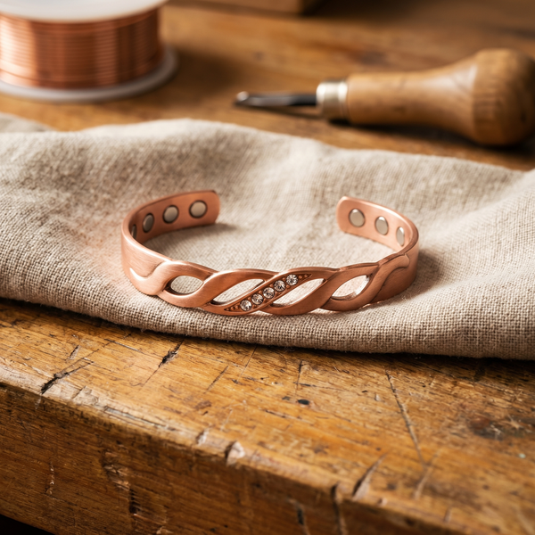Clara's Seam Copper Bracelet