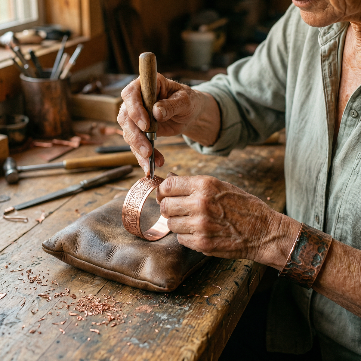Clara's Drift Copper Bracelet