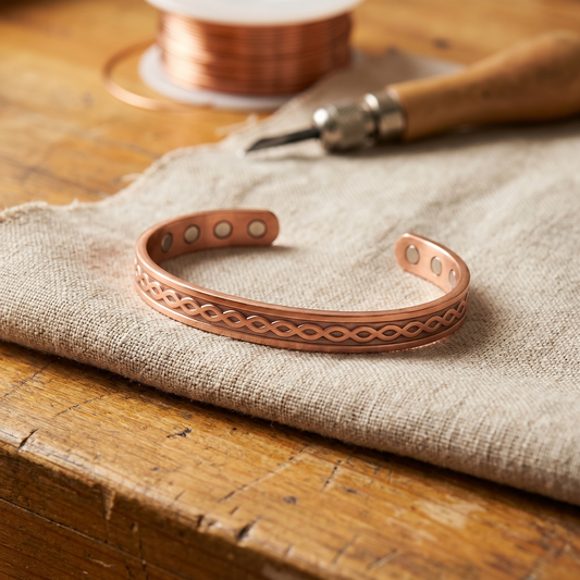 Clara's Current Copper Bracelet