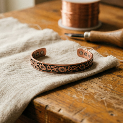 Clara's Vine Copper Bracelet