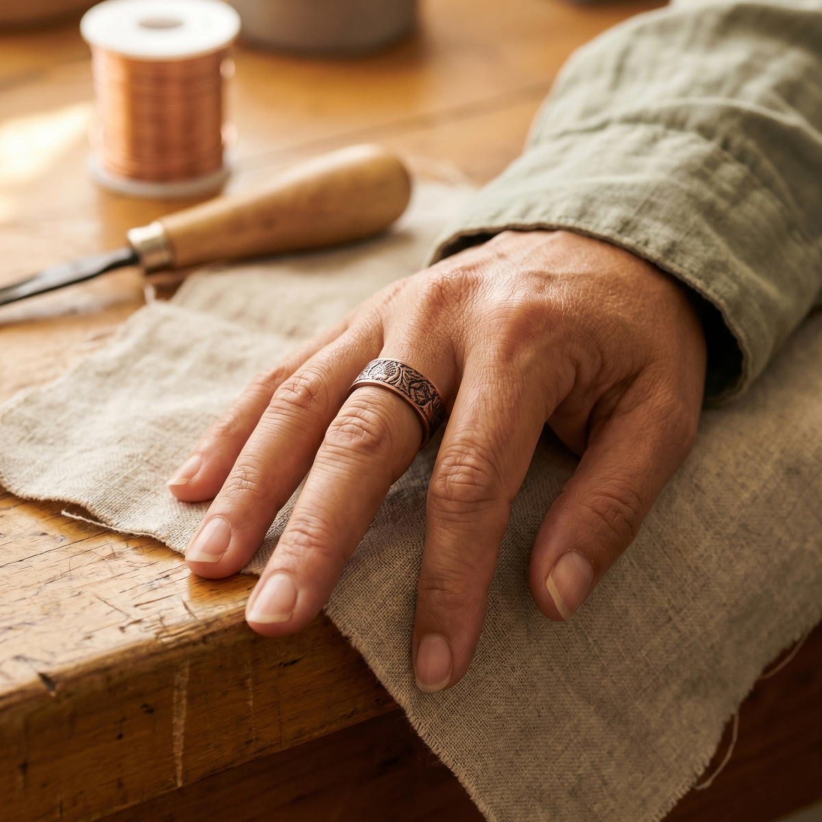 Clara's Bole Copper Ring
