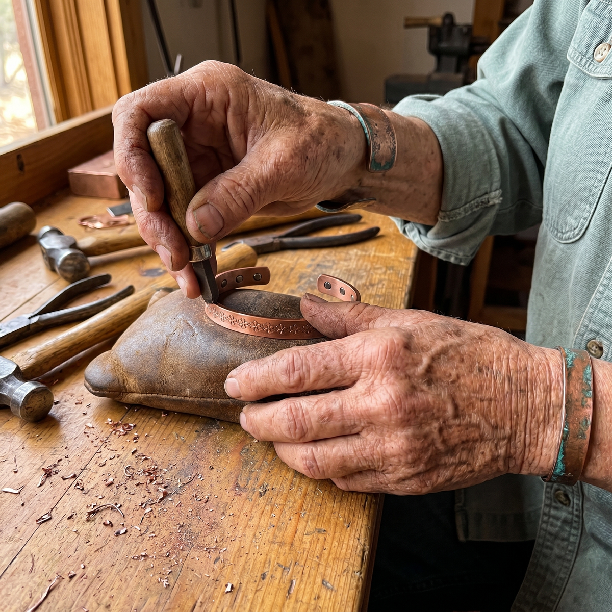 Clara's Loch Copper Bracelet