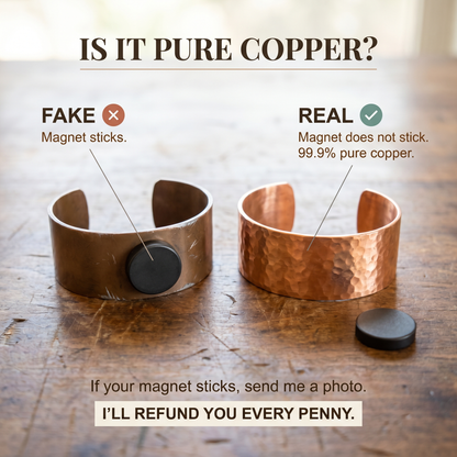 Clara's Reed Copper Anklet