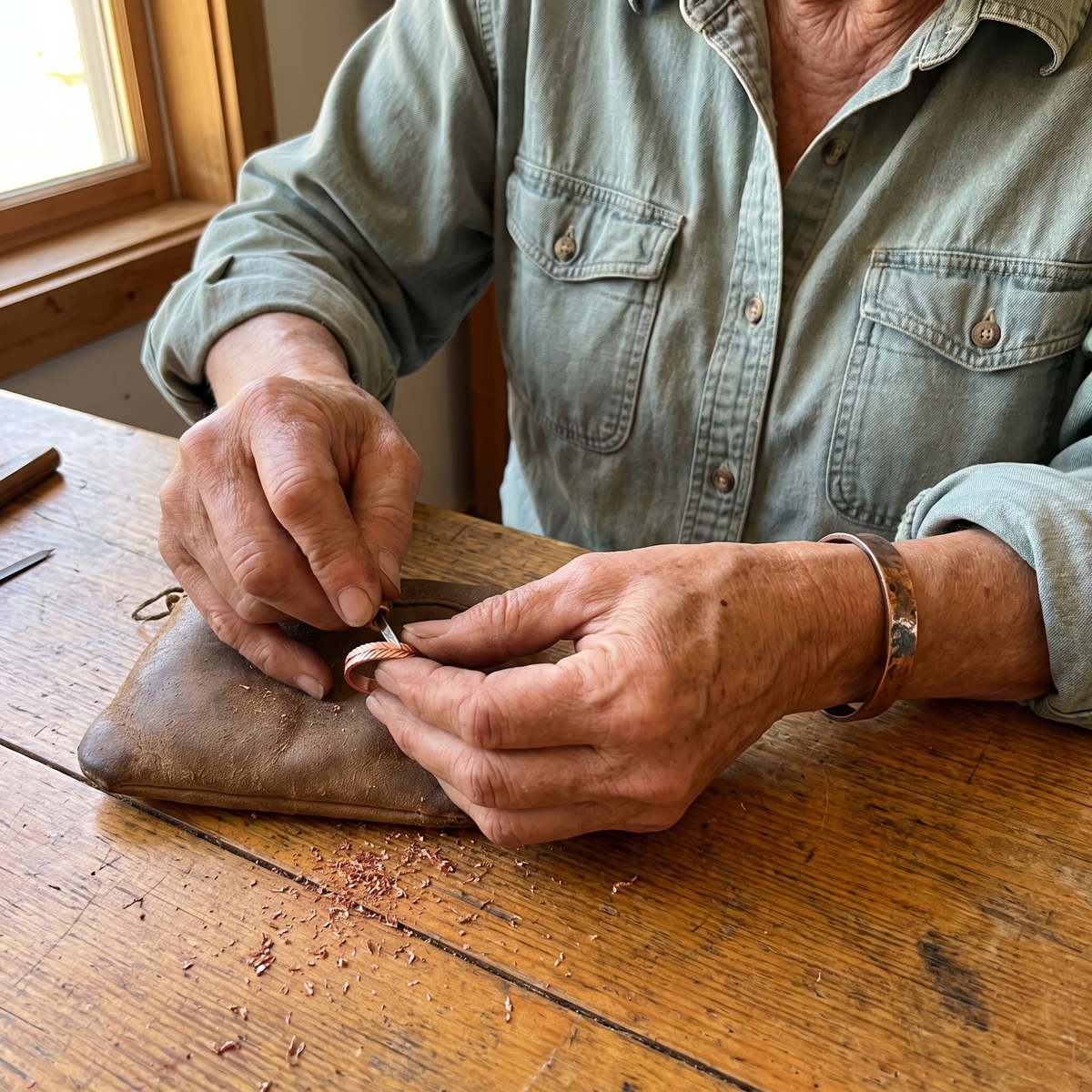 Clara's Root Copper Ring