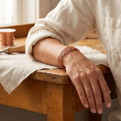 Clara's Elk Copper Bracelet