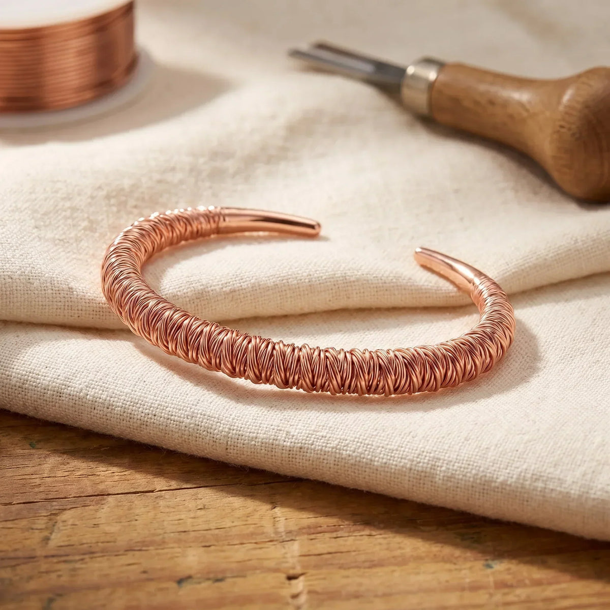 Clara's Fjord Copper Bracelet